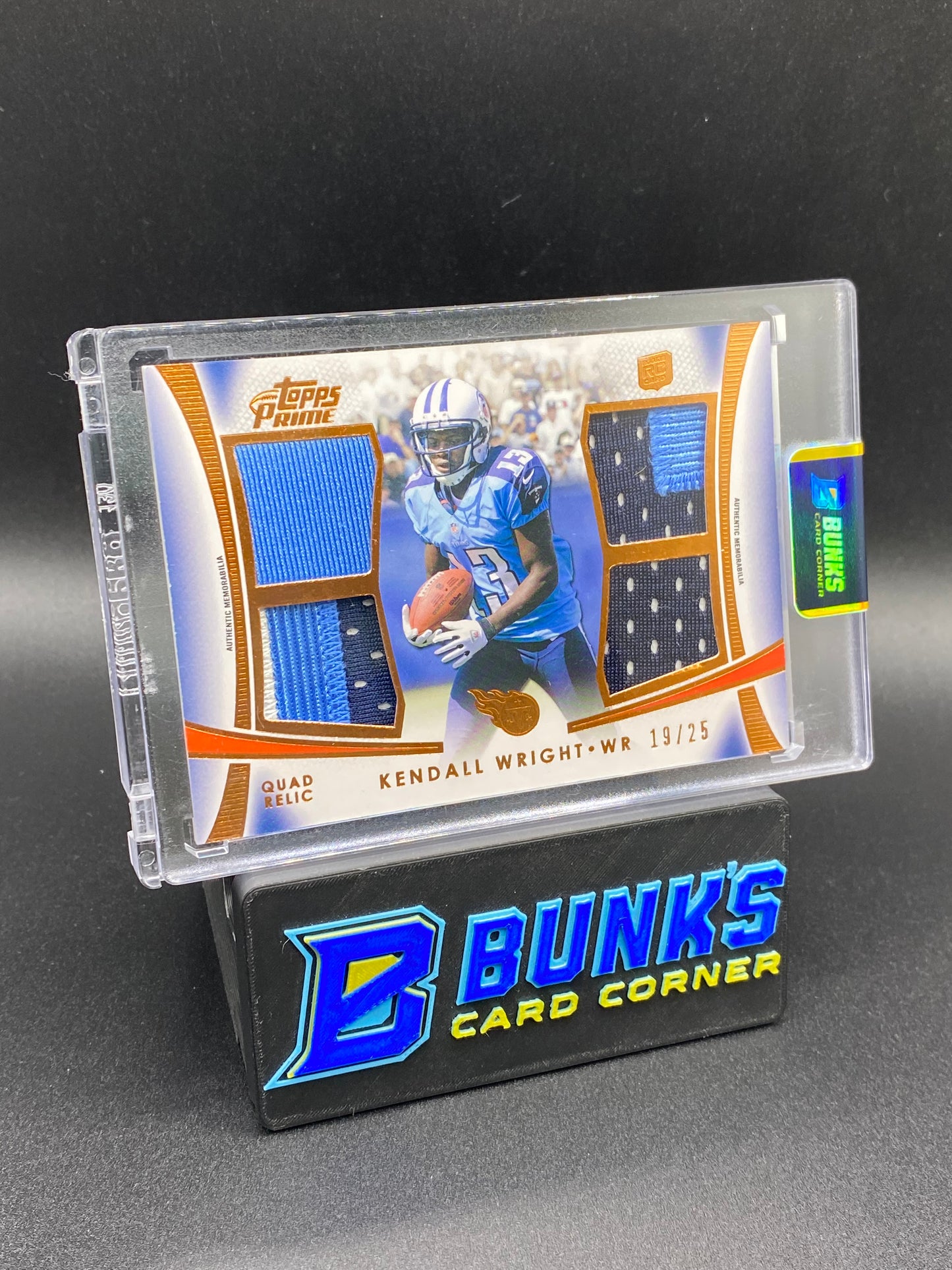 Kendall Wright Topps Prime Patches 19/25