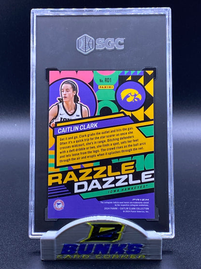 2024 Caitlin Clark Razzle Dazzle SGC 10 (Box 13)