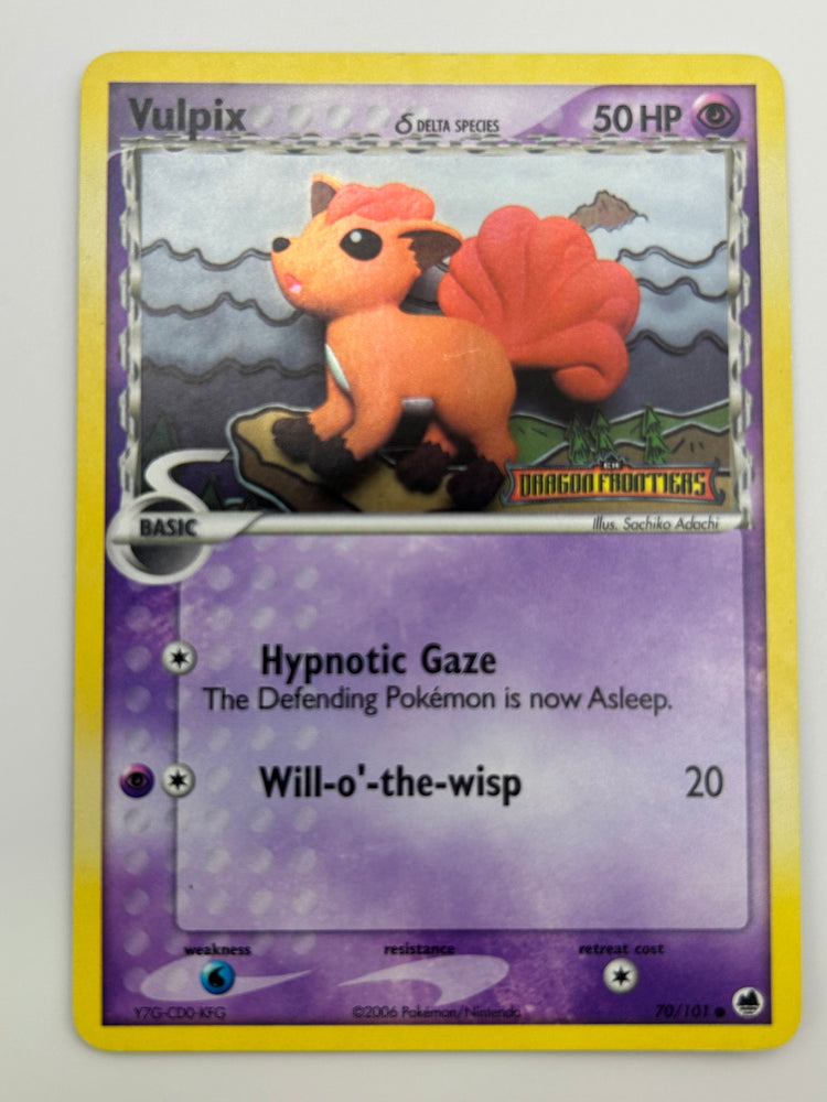 Vulpix Reverse Holo Dragon Frontiers MP