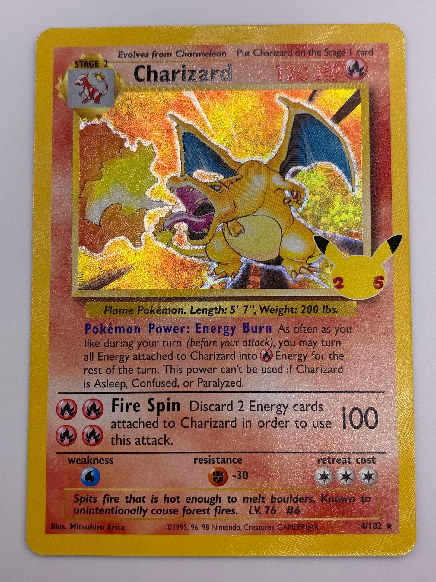 Charizard Celebrations NM