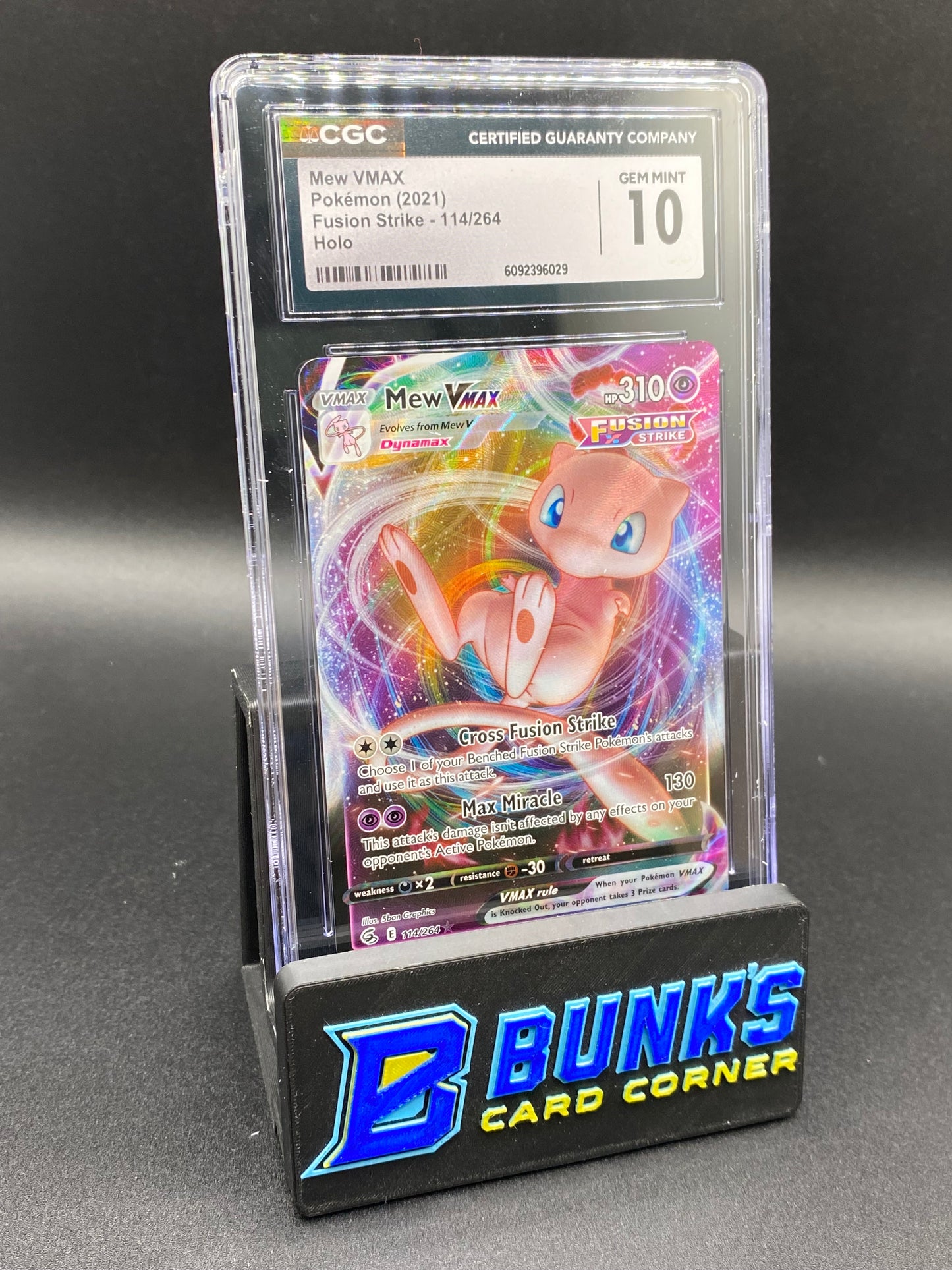 Mew Vmax Fusion Strike CGC 10