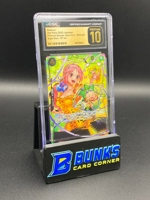 Rebecca Super Rare SP OP05-091 CGC PRISTINE 10 Japanese