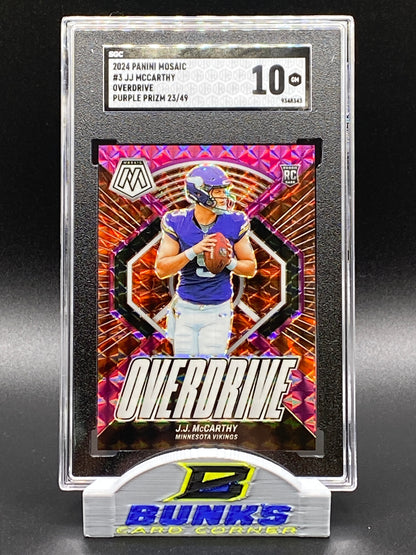 2024 JJ McCarthy Rookie Card 23/49 (Box B8)