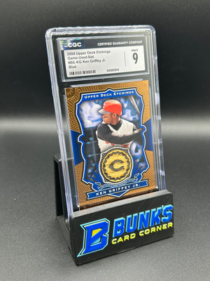 2004 Ken Griffey Jr. Upper Deck Etchings Game-Used Bat Blue CGC 9