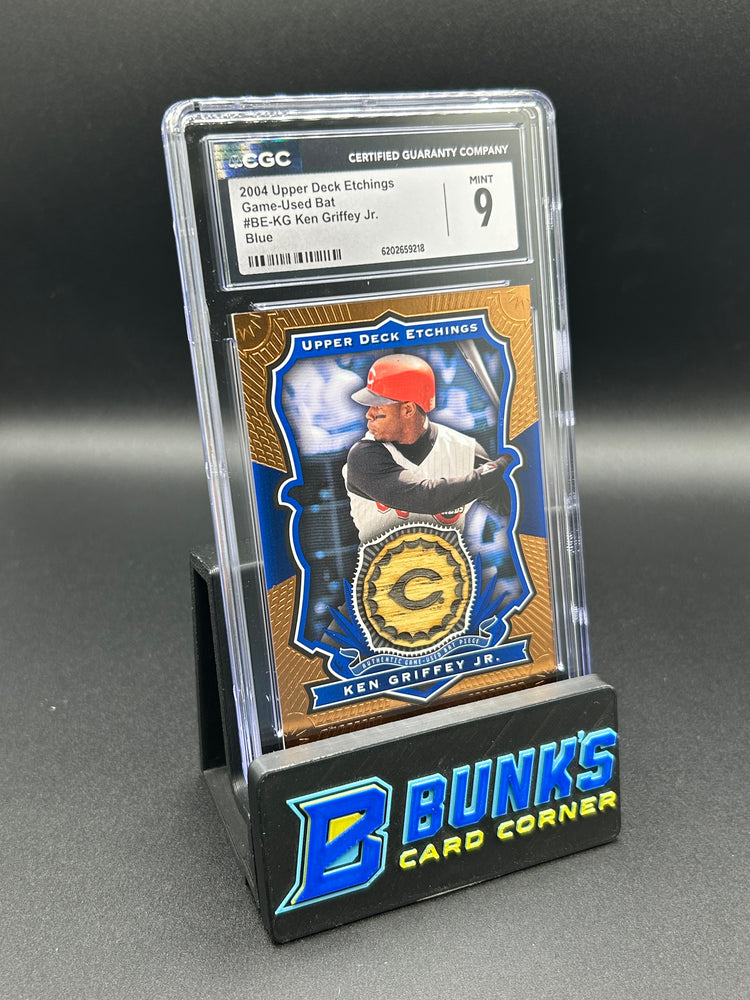 2004 Ken Griffey Jr. Upper Deck Etchings Game-Used Bat Blue CGC 9