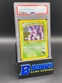 Giovanni's Nidoking Holo Gym Challenge PSA 6