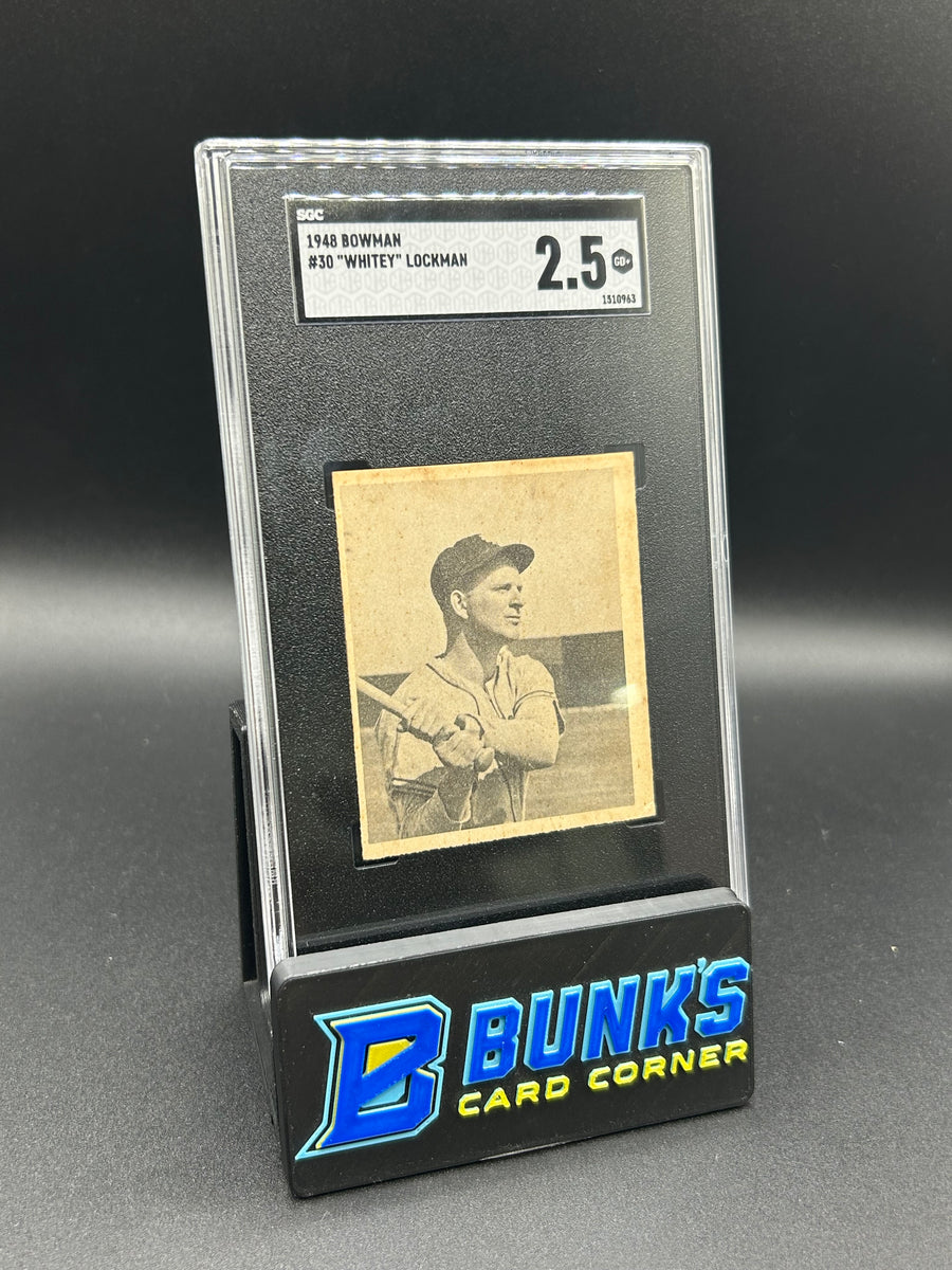 1948 "Whitey" Lockman Bowman #30 SGC 2.5