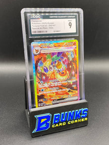 Flareon Ex SAR Terastal Fest CGC 9 KOREAN