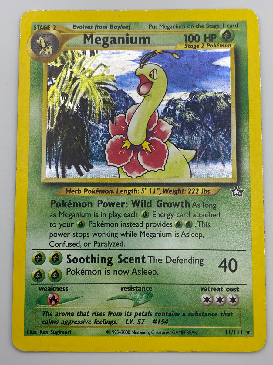 Meganium Holo Neo Genesis HP
