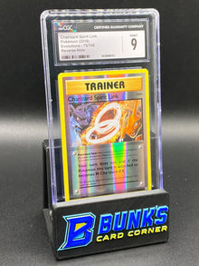 Charizard & Spirit Link Reverse Holo Evolutions CGC 9
