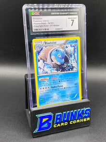 Blastoise Holo Copyright Error XY Blister Plasma Blast CGC 7