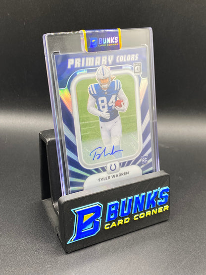 2025 Tyler Warren Optic 116/199 Auto Primary Colors Rc
