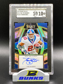2023 Tiki Barber AUTOGRAPHED SGC 10|10 (Box B6)