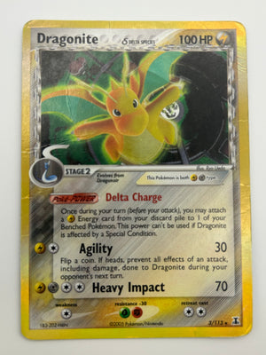 Dragonite Holo Delta Species HP