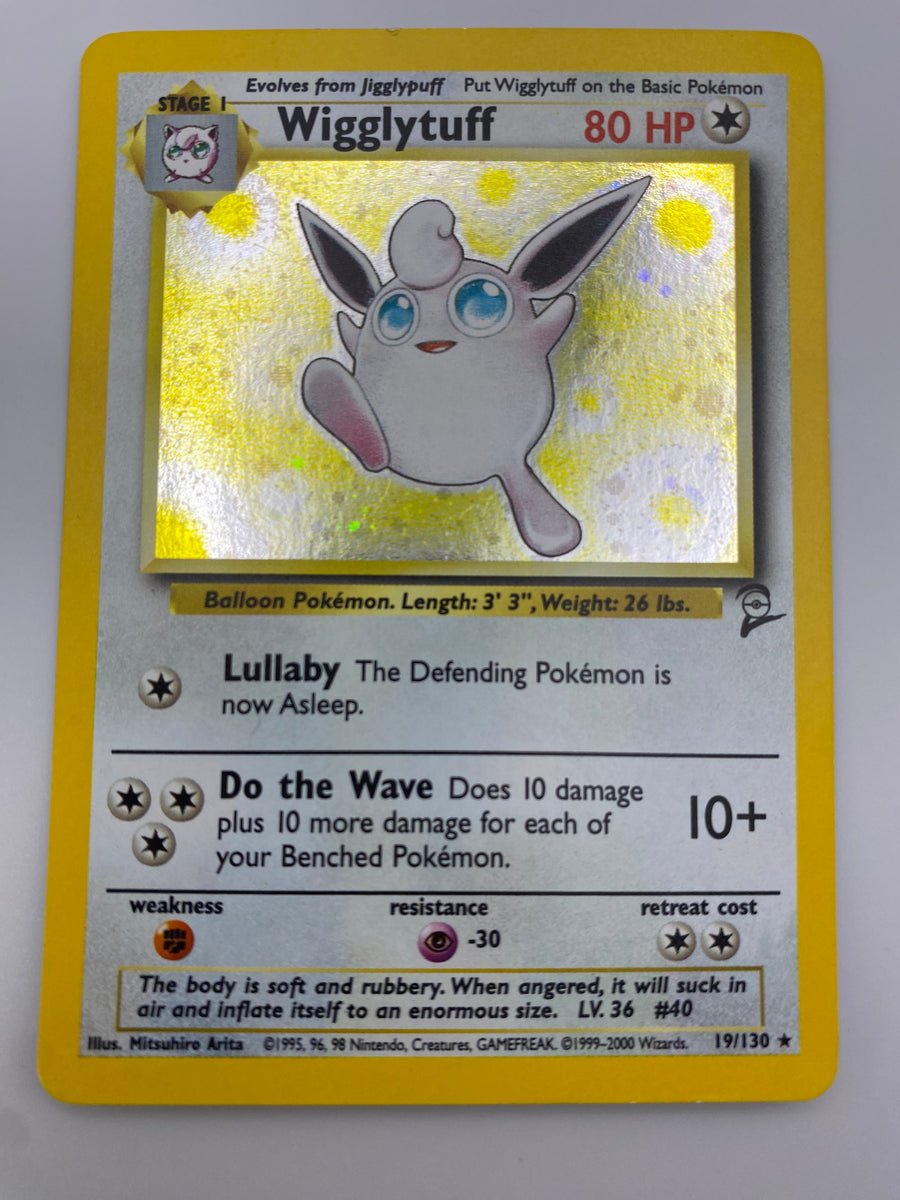 Wigglytuff Holo Base Set 2 LP