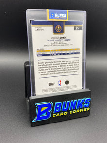 2025 Nikola Jokic Topps Chrome 38/275 Yellow Basketball Ref.