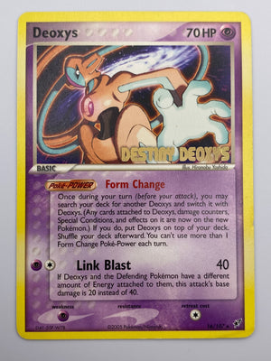 Deoxys Reverse Holo Destiny Deoxys Stamp MP