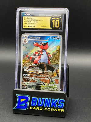 Krookodile Art Rare CGC PRISTINE 10 Japanese