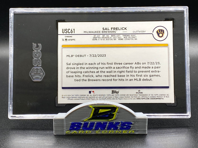 2024 Sal Frelick Rookie Card XFractor SGC 9.5
