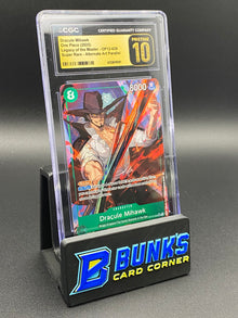 Dracule Mihawk Alt Art Parallel OP12 CGC PRISTINE 10