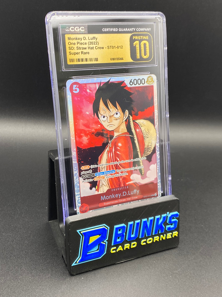 Monkey D. Luffy Super Rare ST01-012 CGC PRISTINE 10