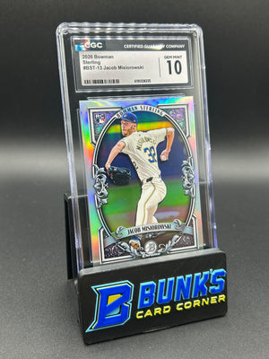 2026 Jacob Misiorowski Bowman Sterling Rc CGC 10