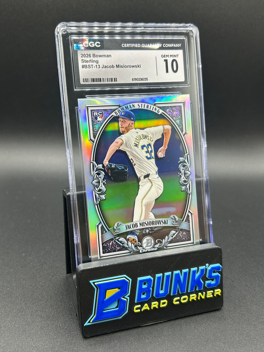 2026 Jacob Misiorowski Bowman Sterling Rc CGC 10