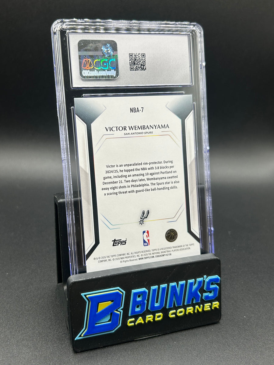 2026 Victor Wembanyama Topps Collector Kit CGC 10