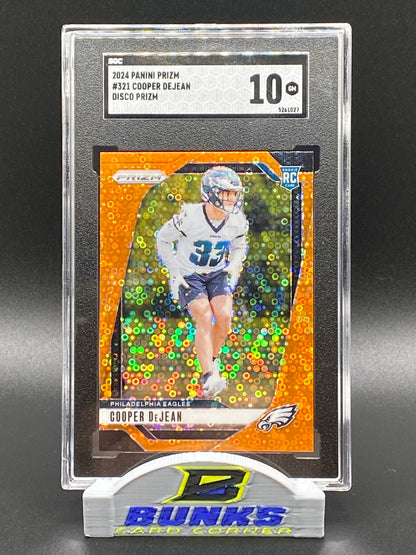 2024 Cooper DeJean Rookie Card Disco Prizm (Box B8)