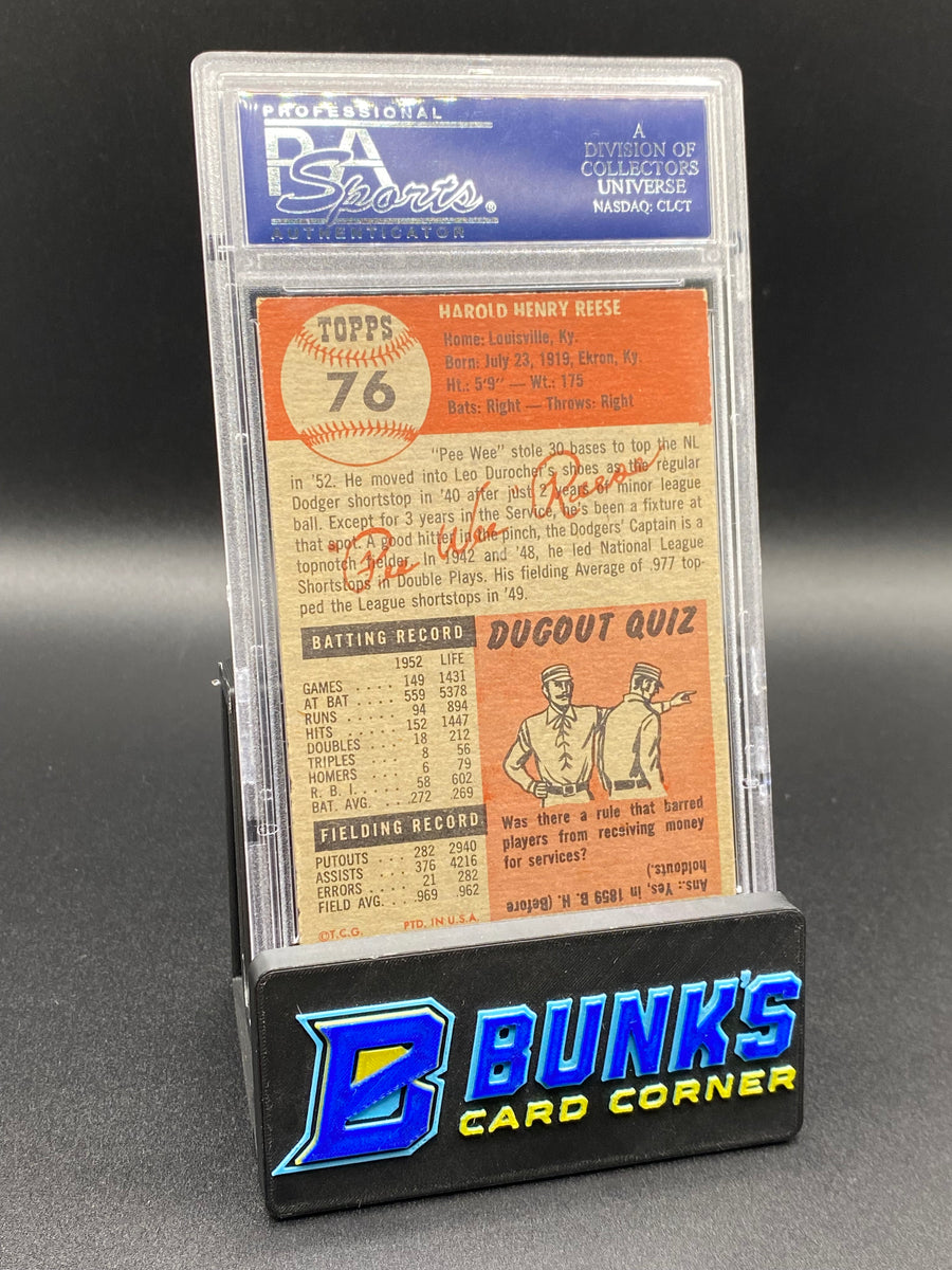 1953 Pee Wee Reese PSA 4