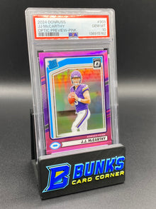 2024 JJ McCarthy Pink Rc PSA 10