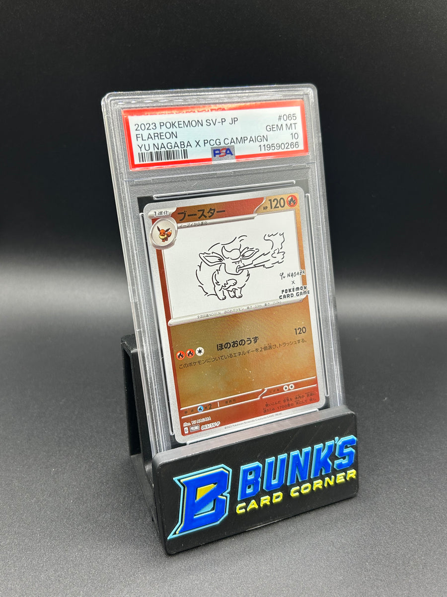 Flareon Yu Nagaba X PCG Campaign Promo PSA 10 Japanese