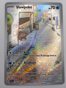 Slowpoke Illustration Rare Scarlet & Violet NM