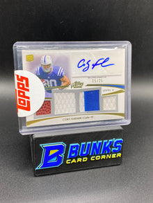 Coby Fleener Topps Prime Patches 15/25 Auto