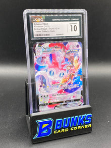 Sylveon Vmax Trainer Gallery Brilliant Stars CGC 10