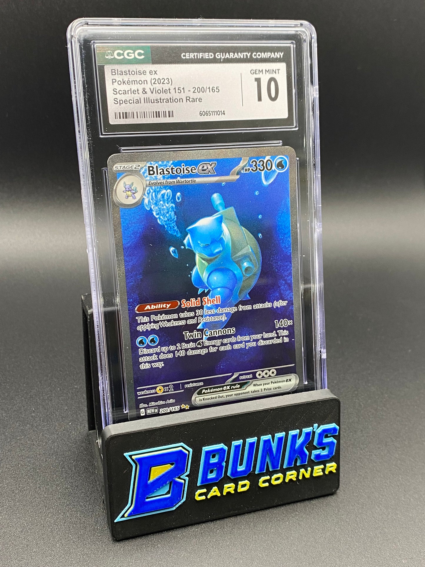 Blastoise Ex SIR 151 CGC 10