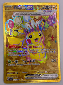 Pikachu Ex Hyper Rare Surging Sparks NM