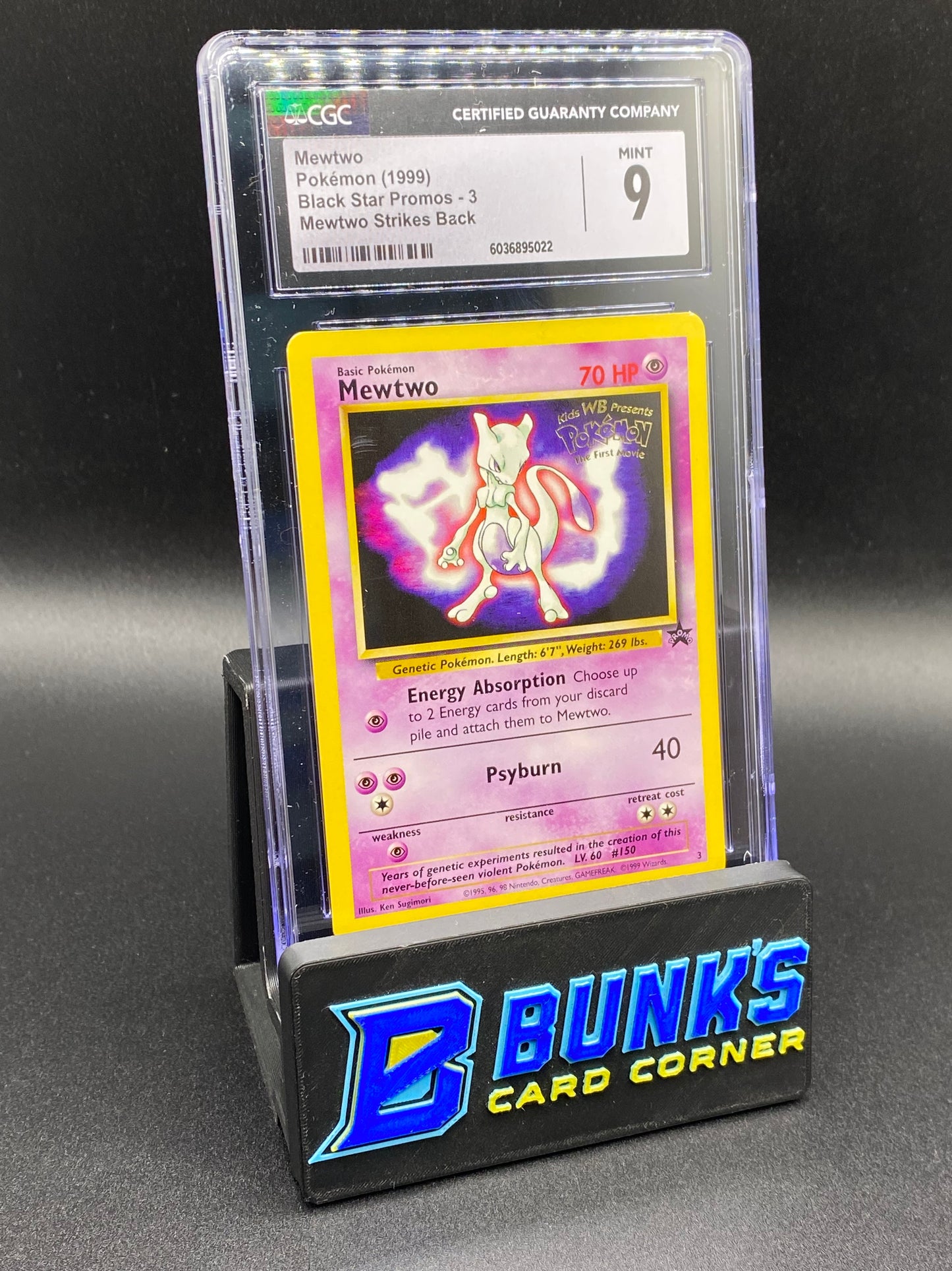 Mewtwo Movie Promo CGC 9