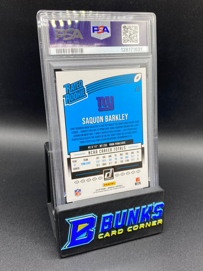 2018 Saquon Barkley PSA 9 RR