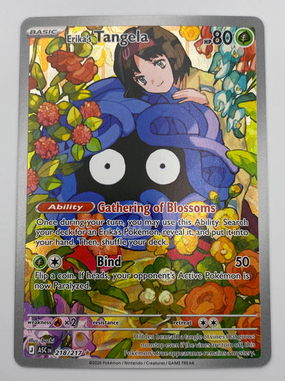 Erika's Tangela Illustration Rare Ascended Heroes NM