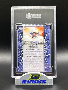 2022 Barry Sanders AUTOGRAPHED - Red Spectrum 1/3