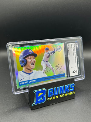 2025 Shohei Ohtani Topps Chrome Platinum Refractor Image Variation CGC 9