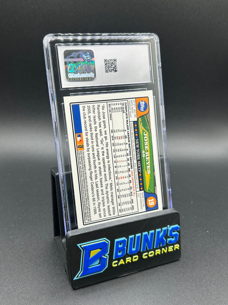 2008 Jose Reyes Topps Chrome Refractor CGC 10