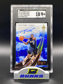 2023-24 Jason Terry AUTOGRAPHED Blue Prizm 35/49 (Box B2)