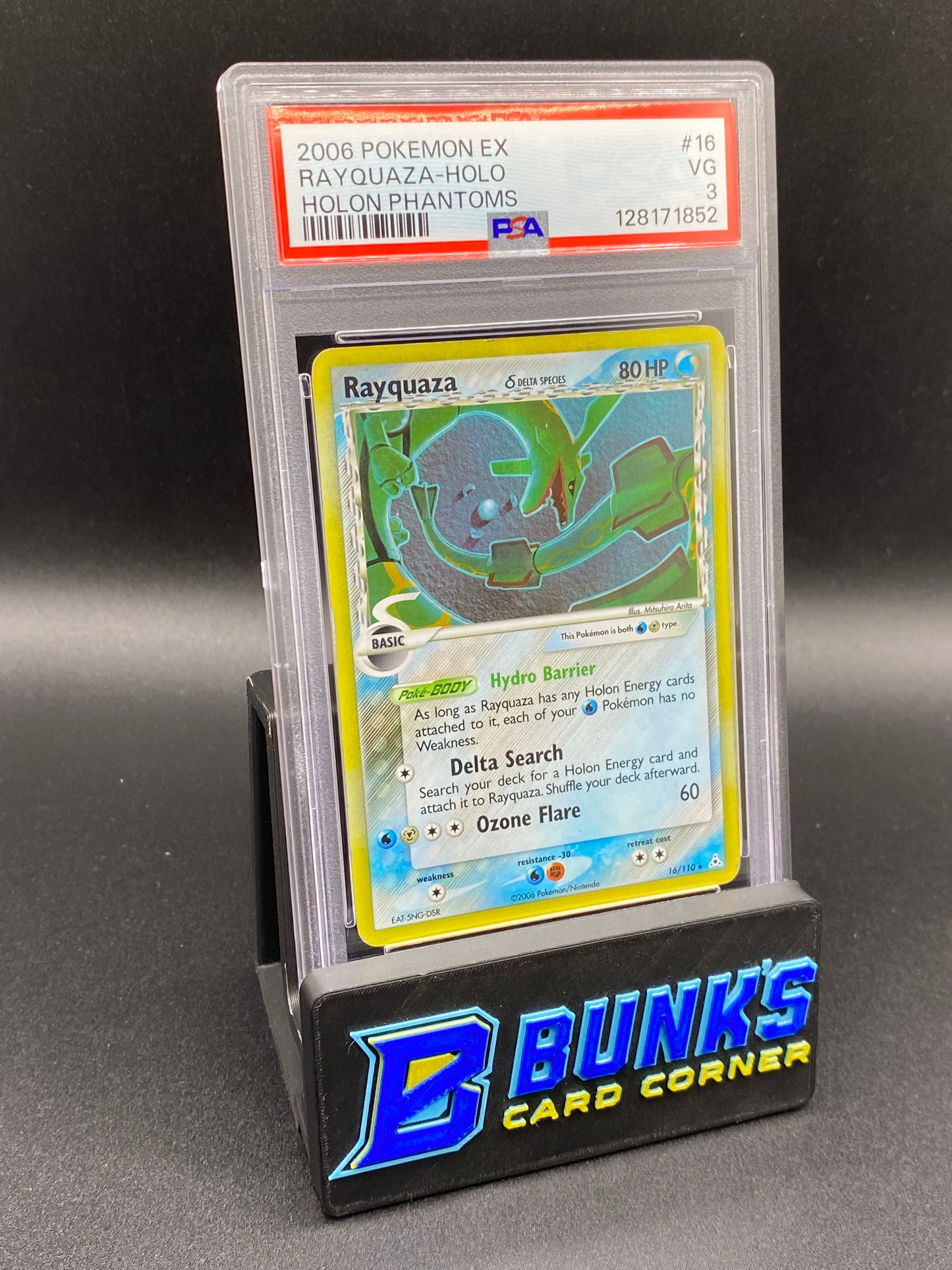 Rayquaza Holo Holon Phantoms PSA 3