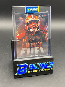 2025 Fred Warner Topps Finest Nightmare Fuel SSP