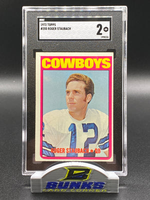 1972 Roger Staubach SGC 2