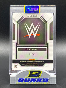 2023 Bill Goldberg AUTOGRAPHED 1/49 (Box B5)