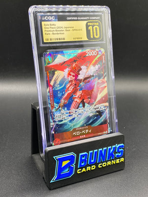 Belo Betty Rare Borderless OP05 CGC PRISTINE 10 Japanese