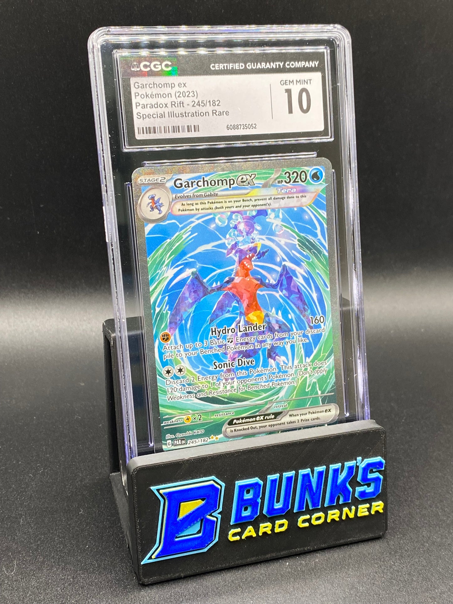 Garchomp ex SIR Paradox Rift CGC 10